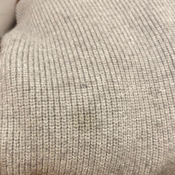 Free People Gray Knit Turtleneck Oversized Sweater XS - Picture 4 of 5